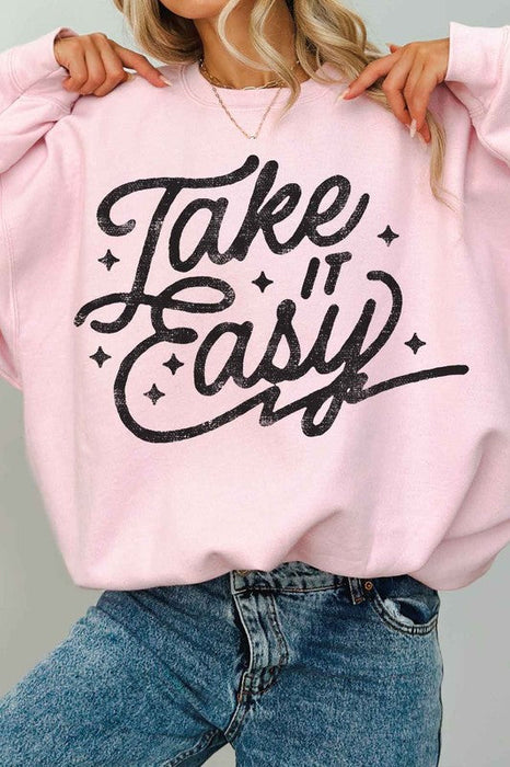 TAKE IT EASY OVERSIZED SWEATSHIRT