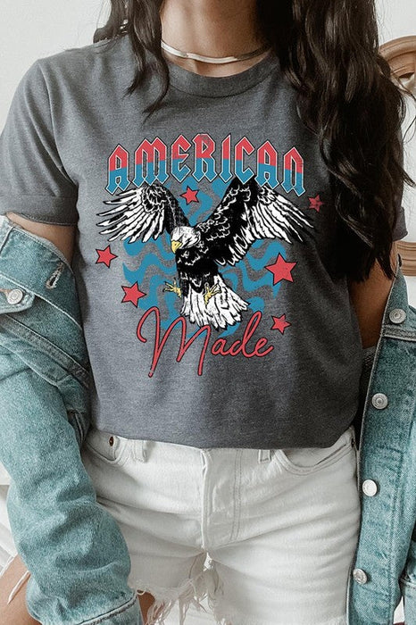 America Made Eagle USA Graphic T Shirts