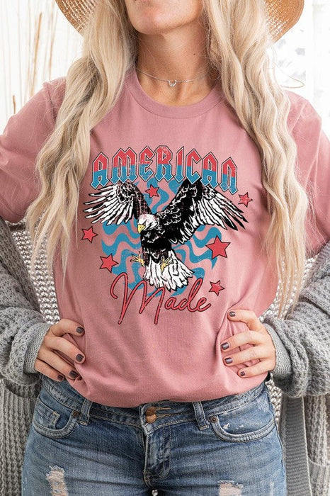 America Made Eagle USA Graphic T Shirts