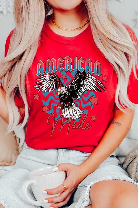 America Made Eagle USA Graphic T Shirts