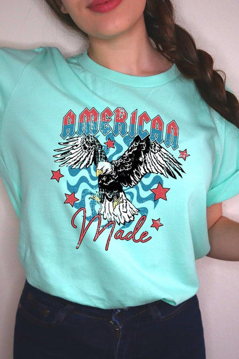 America Made Eagle USA Graphic T Shirts