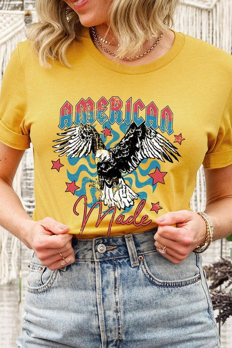 America Made Eagle USA Graphic T Shirts