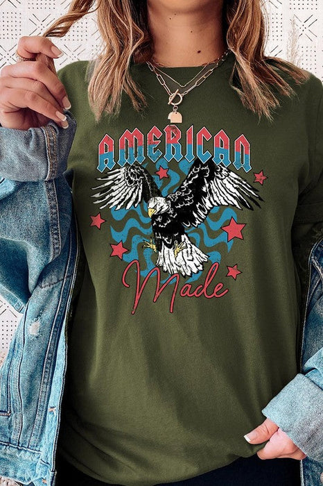 America Made Eagle USA Graphic T Shirts