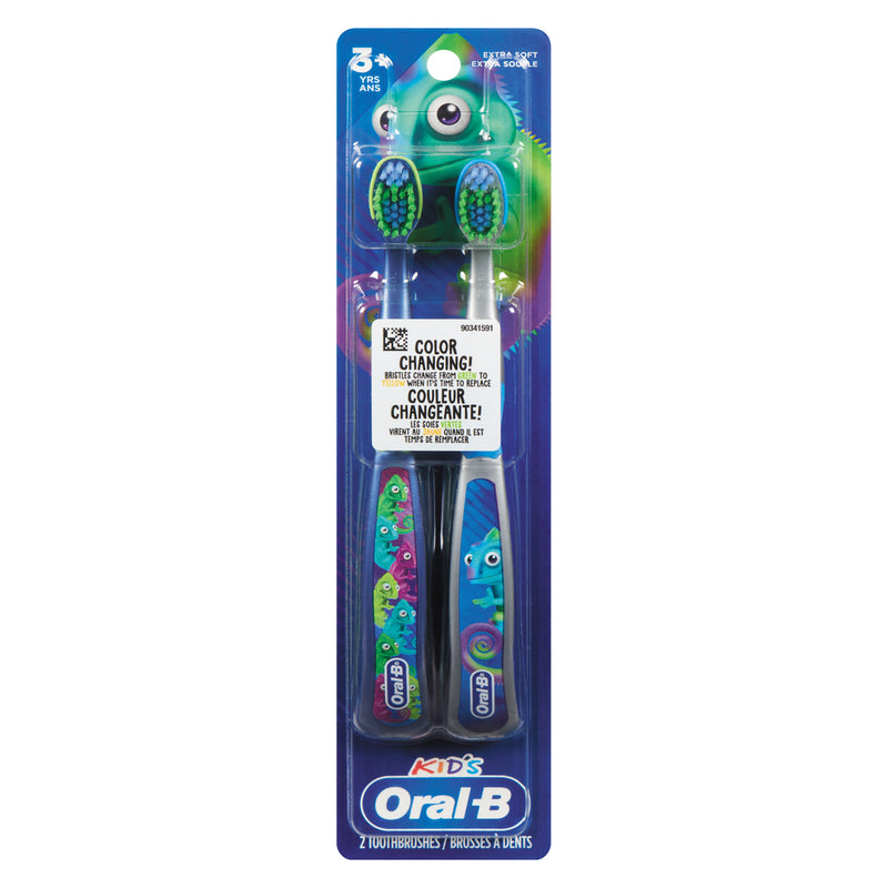 Oral-B Oral-B Kid’s Manual Toothbrush For Ages 3+, Extra Soft Bristles Toothbrushes