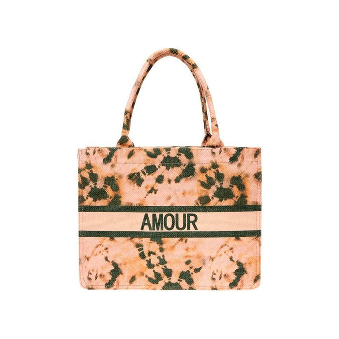 AMOUR Geometric Oblique Book Tote Bag