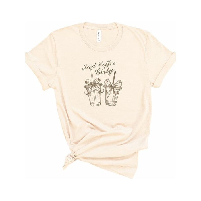 Iced Coffee Girly Graphic Tee