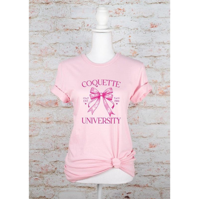 Coquette University Est 1984 Graphic Tee