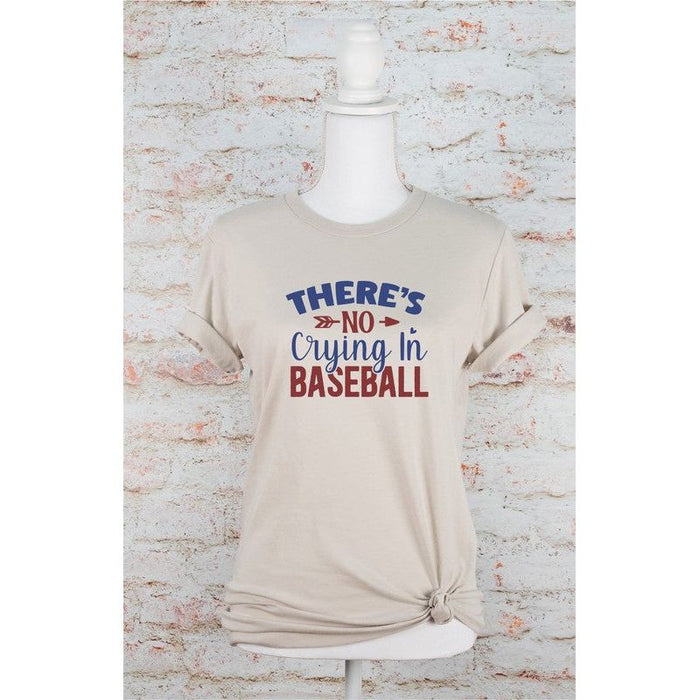 There's No Crying in Baseball Graphic Tee