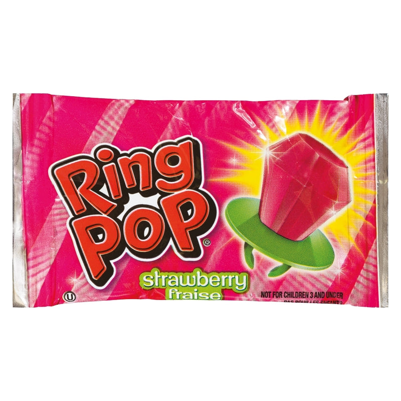 Ring Pop Ring Pop Candy, Cherry Berry, Twisted 0.5 Oz Candy & Chocolate White Smoke