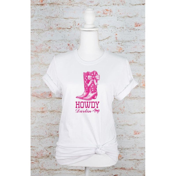 Howdy Coquette Boots Graphic Tee