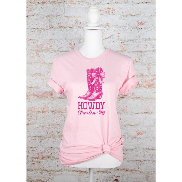 Howdy Coquette Boots Graphic Tee