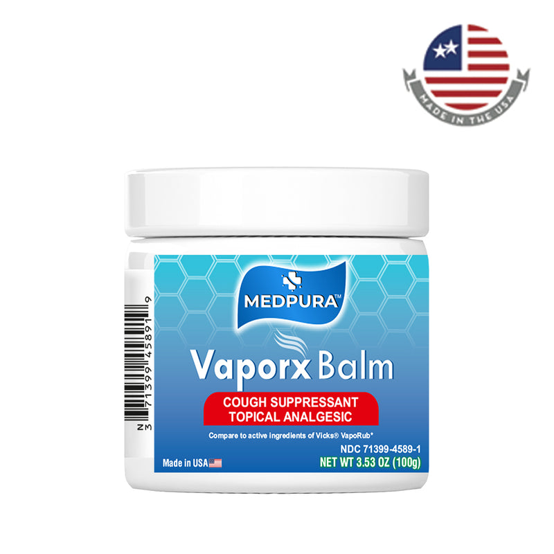 Akorn Akron Pharma Medpura Vaporx Balm Cough Supressant - 100g Lotion & Moisturizer