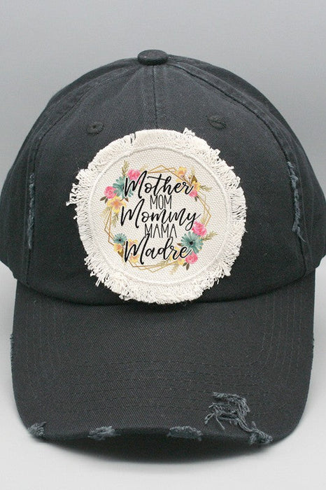 Mother's Day Mother Mommy Madre Patch Hat