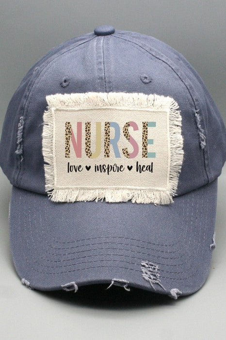 Nurse Gifts Nurse Love Inspire Heal Patch Hat