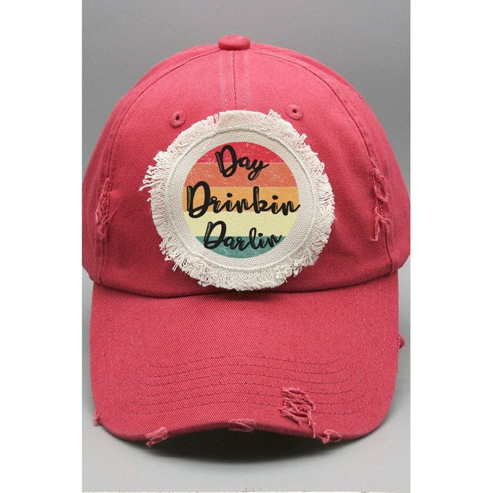 Fun Gifts Day Drinking Darlin Patch Hat