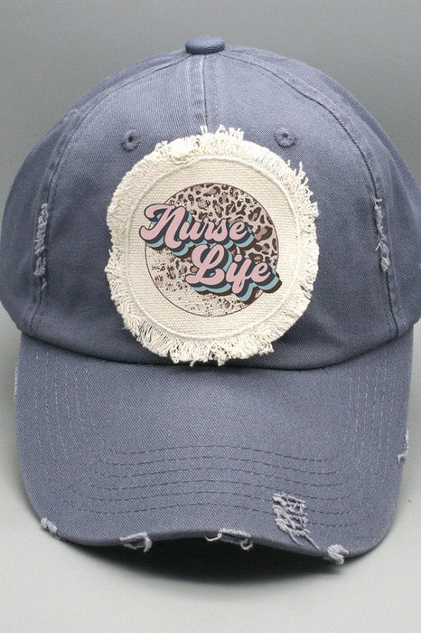 Nurse Gifts Pink Nurse Life Circle Patch Hat