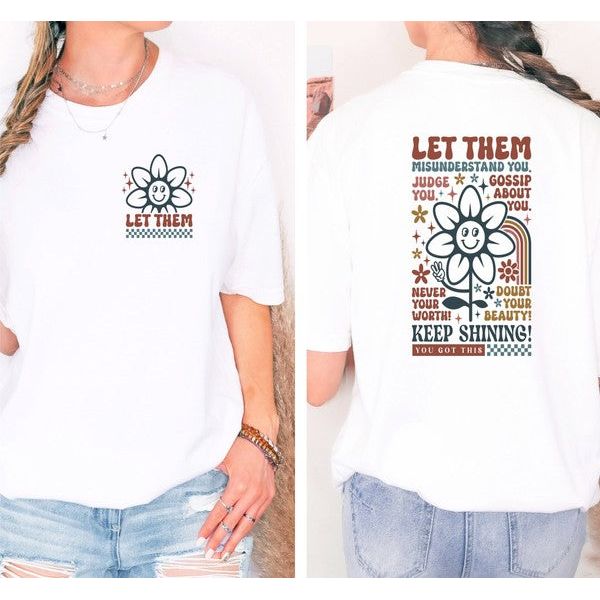 Colorful Let Them Graphic Tee