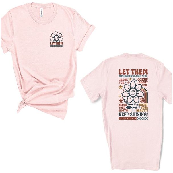 Colorful Let Them Graphic Tee