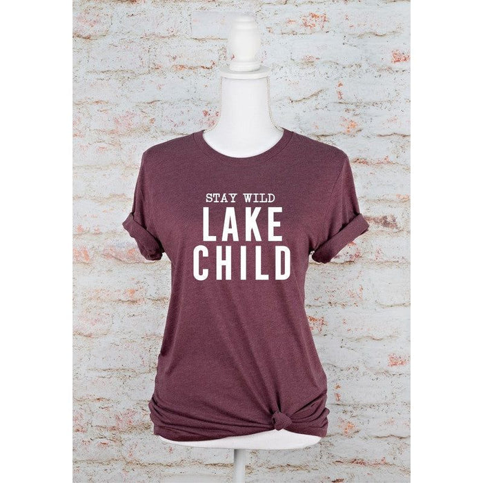 Stay Wild Lake Child Graphic Tee