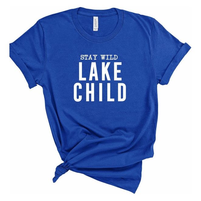 Stay Wild Lake Child Graphic Tee