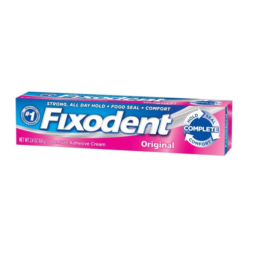 Fixodent Fixodent Complete Original Denture Adhesive Cream, 4 Pk./2.4 Oz Denture Adhesives