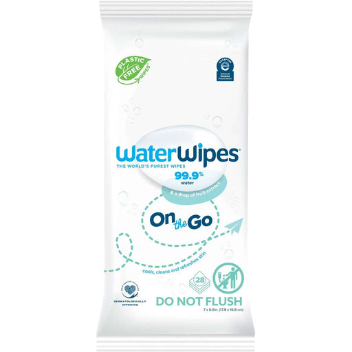 WaterWipes WaterWipes Sensitive+ On The Go Wipes 3-In-1  Unscented & Hypoallergenic 28 Ct Baby Wipes