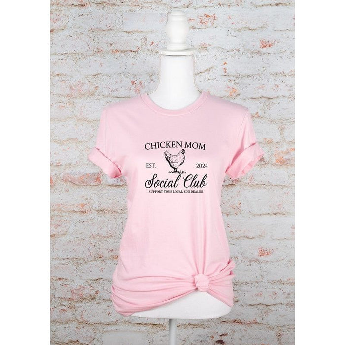 Chicken Mom Social Club Graphic Boutique Tee