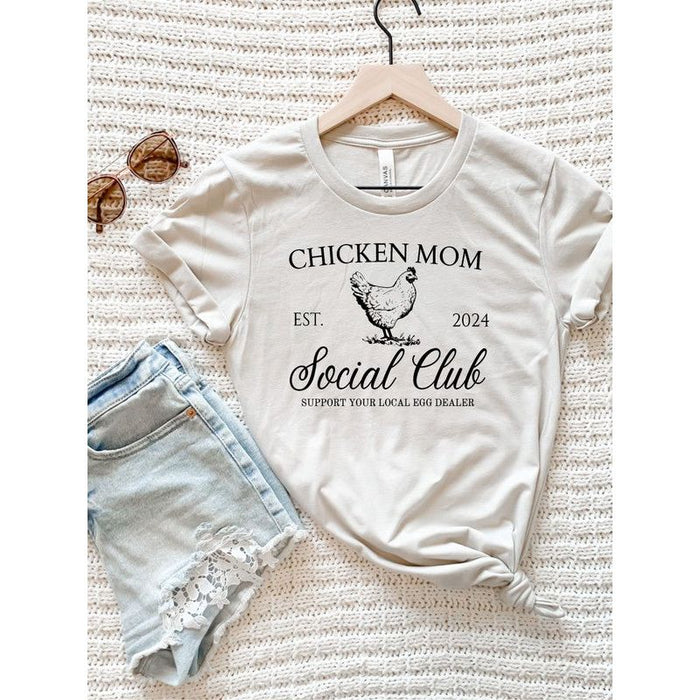 Chicken Mom Social Club Graphic Boutique Tee