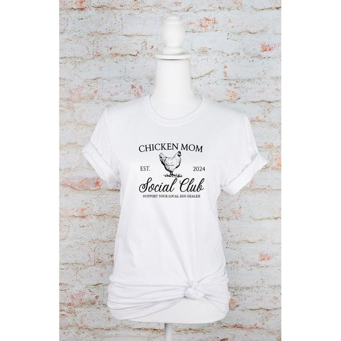 Chicken Mom Social Club Graphic Boutique Tee