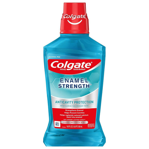 Colgate Colgate Enamel Health Anticavity Fluoride Mouthwash, Sparkling Fresh Mint, 16.9 Fl Oz Mouthwash