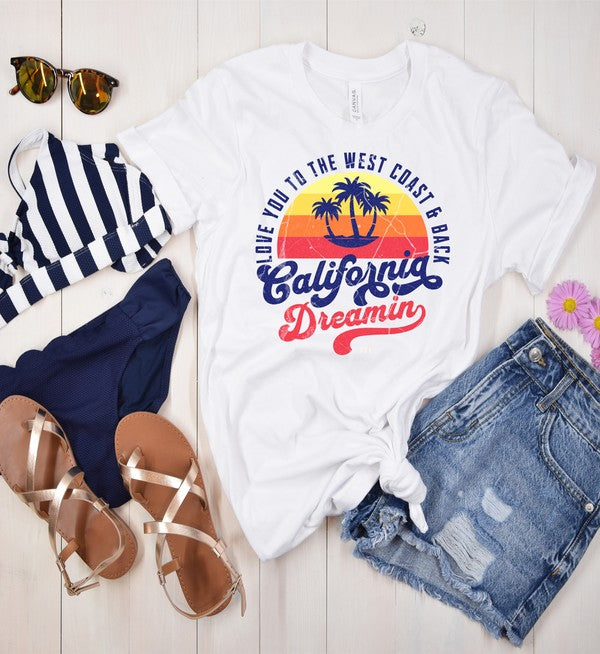 West Coast California Dreamin Graphic Tee