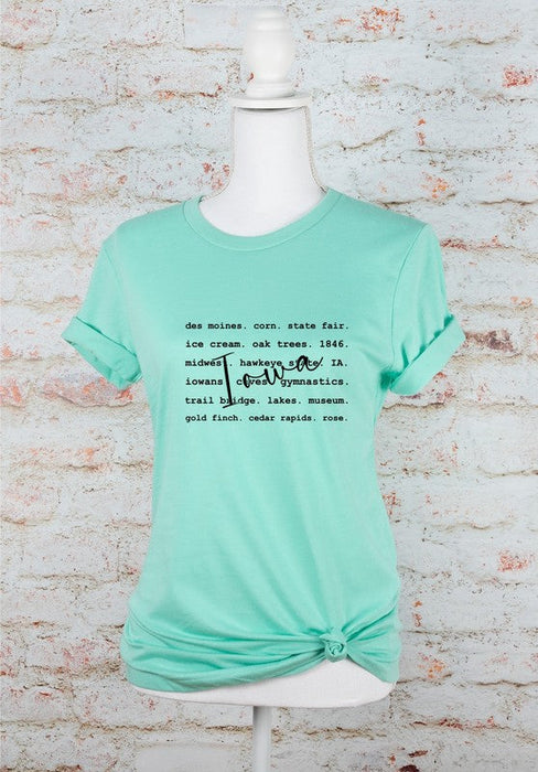 Iowa Words Boutique Tee