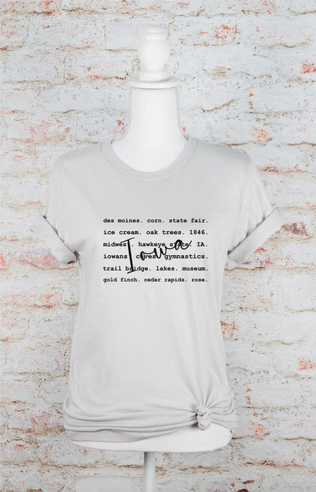 Iowa Words Boutique Tee