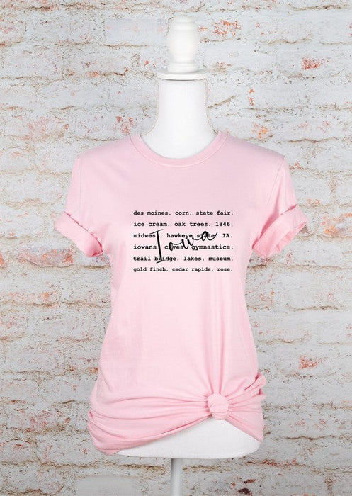 Iowa Words Boutique Tee