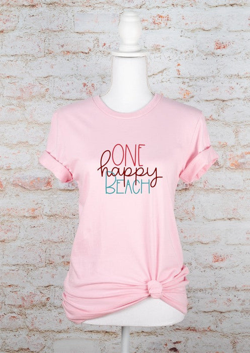 One Happy Beach Graphic Tee