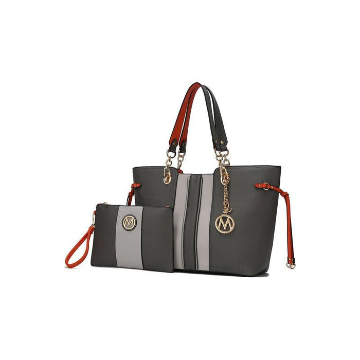 MKF Holland Tote Bag with Wristlet by Mia k