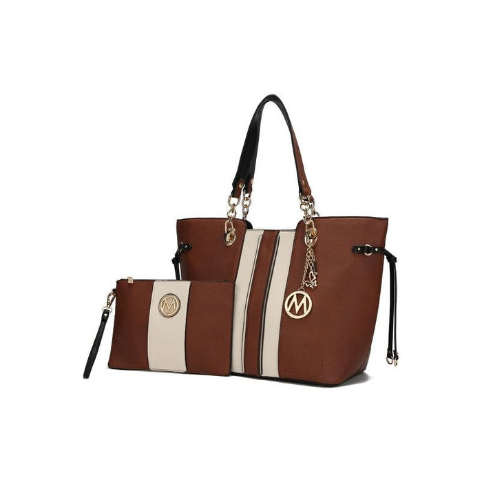 MKF Holland Tote Bag with Wristlet by Mia k