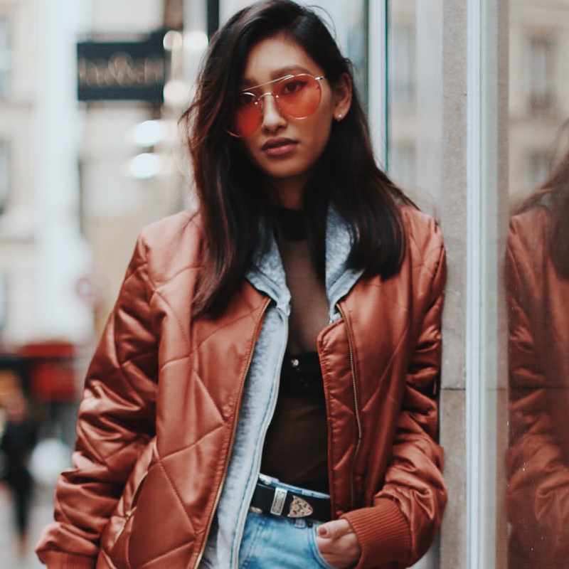 zeroUV Retro Modern Rimless Flat Color Lens Aviator Sunglasses A826 Sunglasses