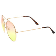 zeroUV Retro Indie Oversize Gradient Lens Aviator Sunglasses A942