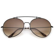 zeroUV Retro Indie Oversize Gradient Lens Aviator Sunglasses A942
