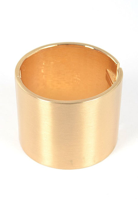 Satin Finished Iconic Statement Hinge Bangle