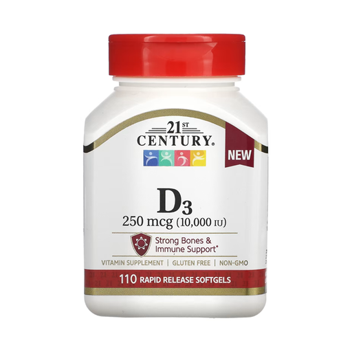 21st Century 21st Century Ultra Strength D3-10, 000 IU, Tablets Vitamins & Supplements