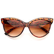 zeroUV High Pointed Tip Inset Frame Oversize Cat Eye Sunglasses 8462 Sunglasses