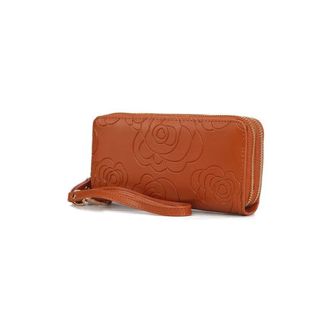 MKF Ellie Genuine Leather Flower Wallet by Mia K