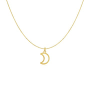Bids.com 14k Yellow Gold Necklace with Moon Necklaces