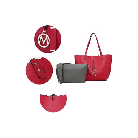 MKF Reversible Shopper Tote & Crossbody by Mia K