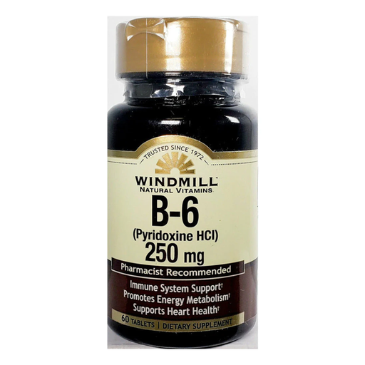 Windmill Windmill Vitamin B6 (250 Mg) - 60 Tablets Vitamins & Supplements