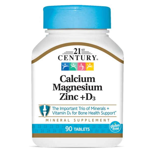 21st Century 21st Century Cal Mag Zinc D Tablets 90 Ct Vitamins & Supplements