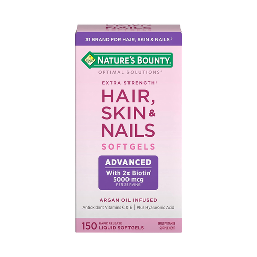 Nature's Bounty Nature's Bounty Optimal Solutions Hair, Skin & Nails, Extra Strength, Rapid Release Liquid Softgels Vitamins & Supplements