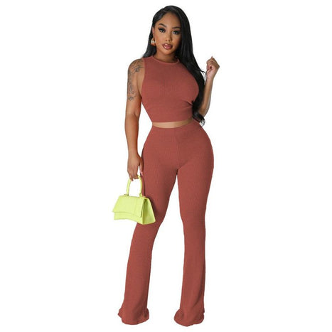 Fashion Women Two Piece Pants Set